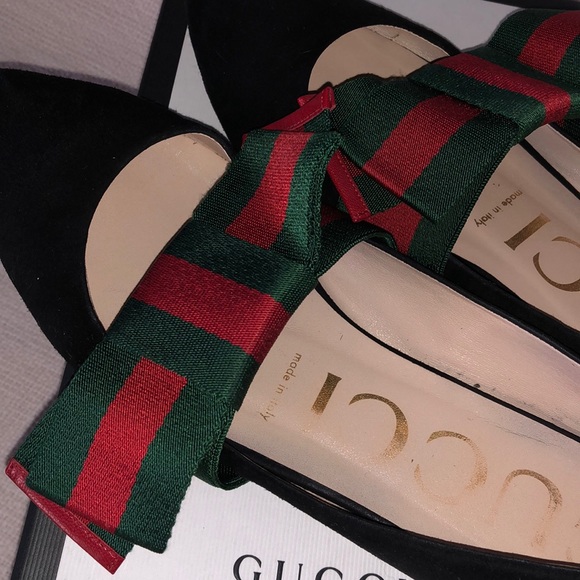 Gucci Bow Flats SZ 7.5 - Picture 5 of 9